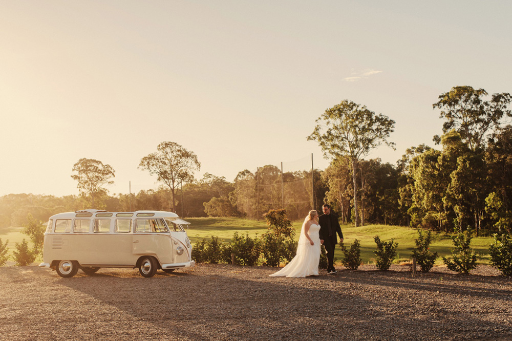 Kombi wedding car hire, gold coast wedding